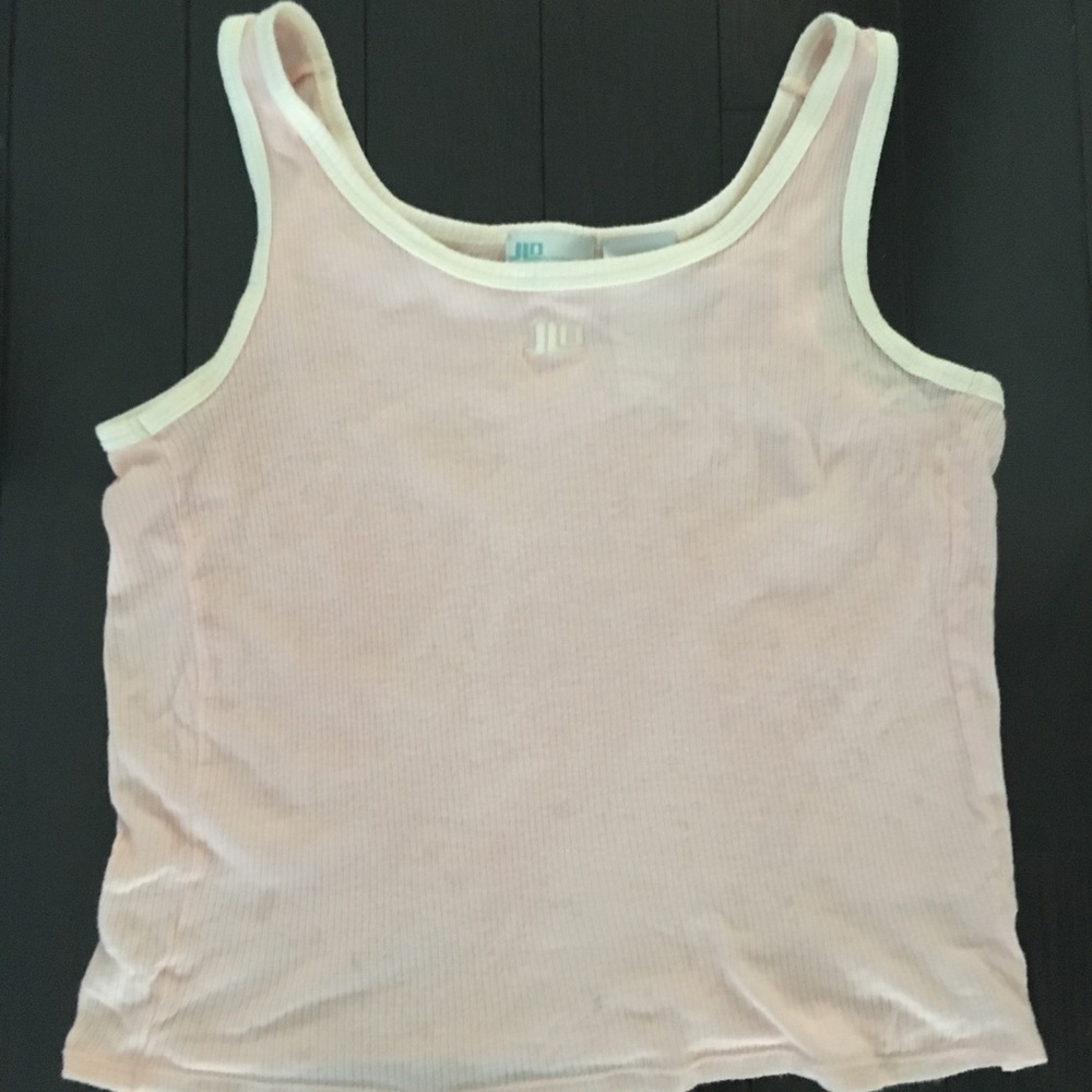 ๐ธ VINTAGE JLO Ribbed Crop Tank ๐ธ - Picture 2 of 6